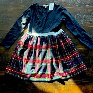 JCrew girls plaid dress